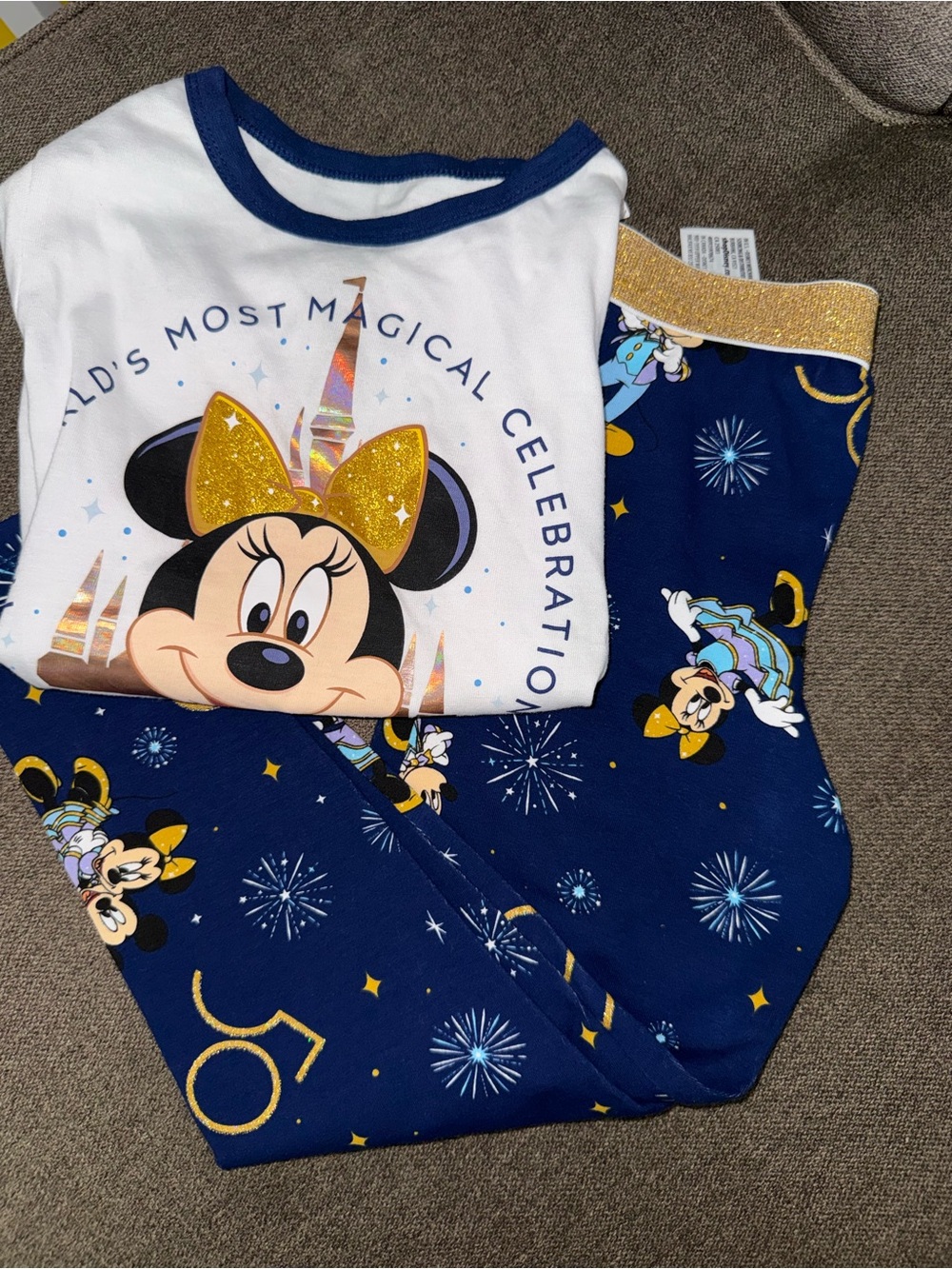NWT Disney 50th anniversary girls youth set